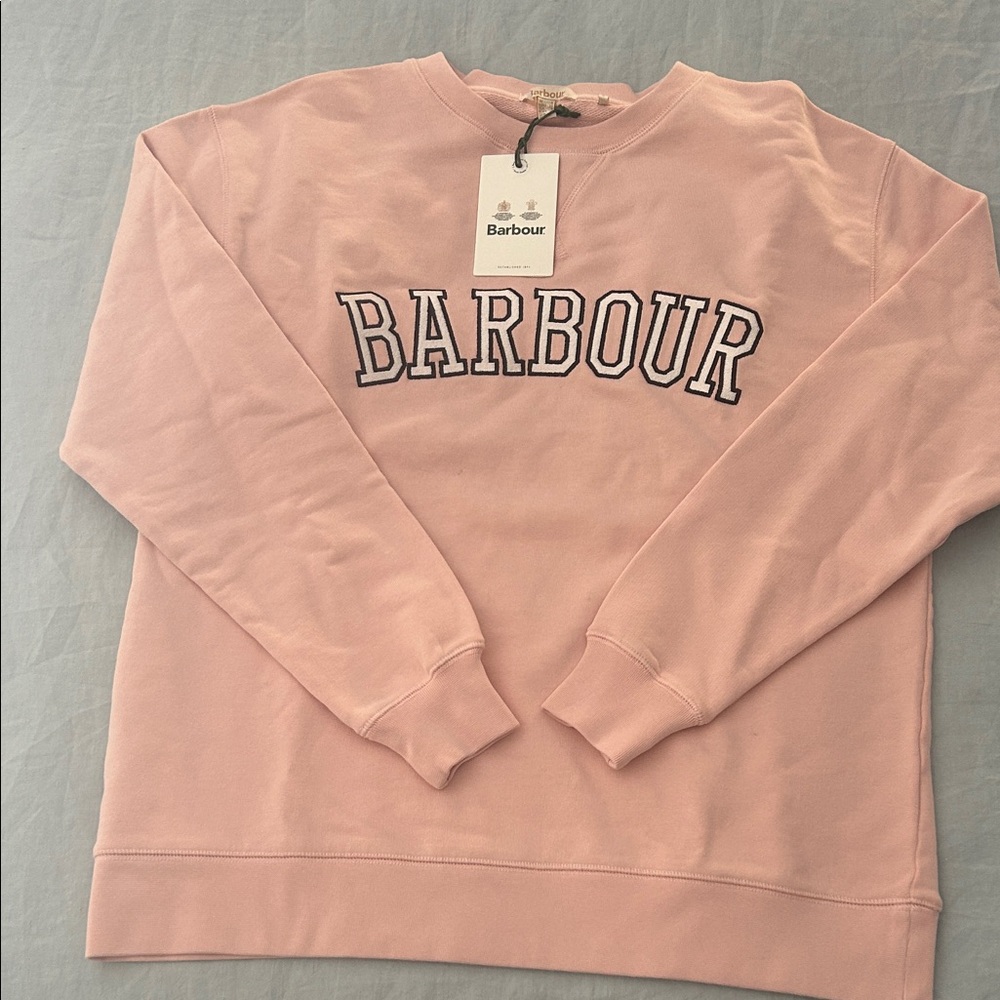 Barbour Shell Pink Northumberland Sweatshirt